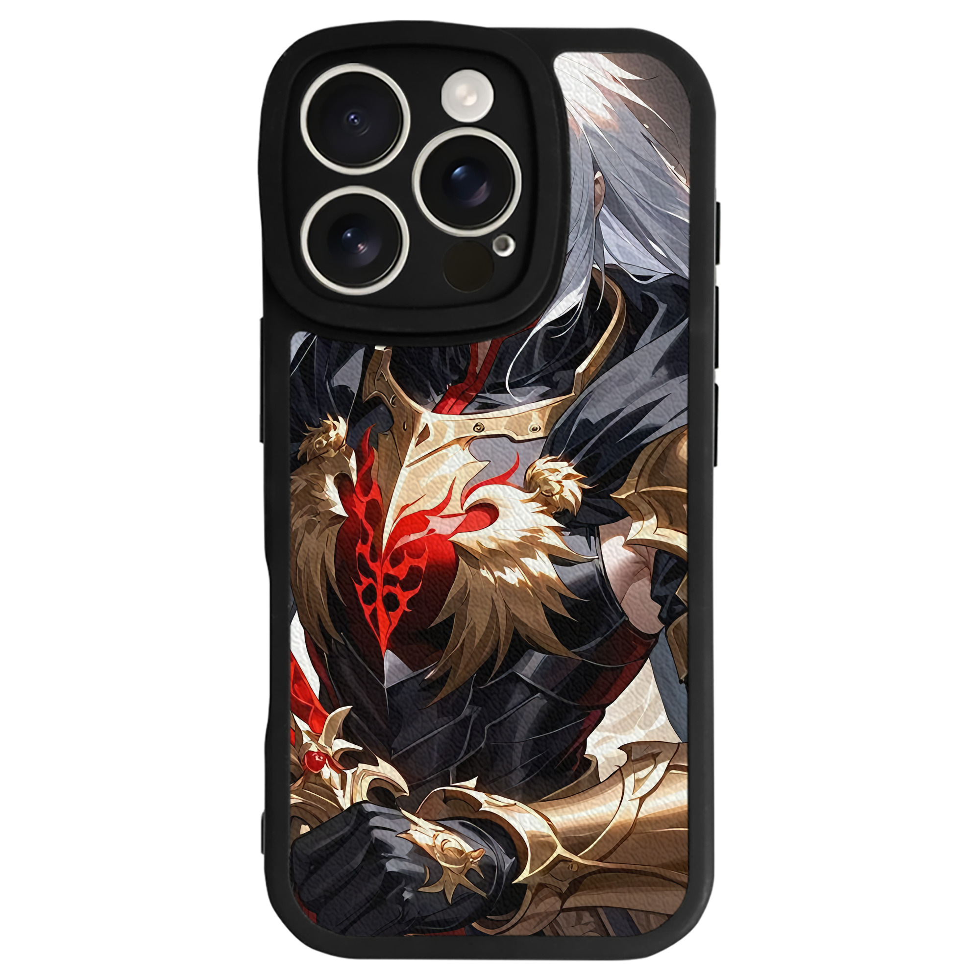 （画像用） 刀剣乱舞 Touken Ranbu 【iPhone 16シリーズ対応】シリコンスマホケース（レザー調） 材質：シリコン